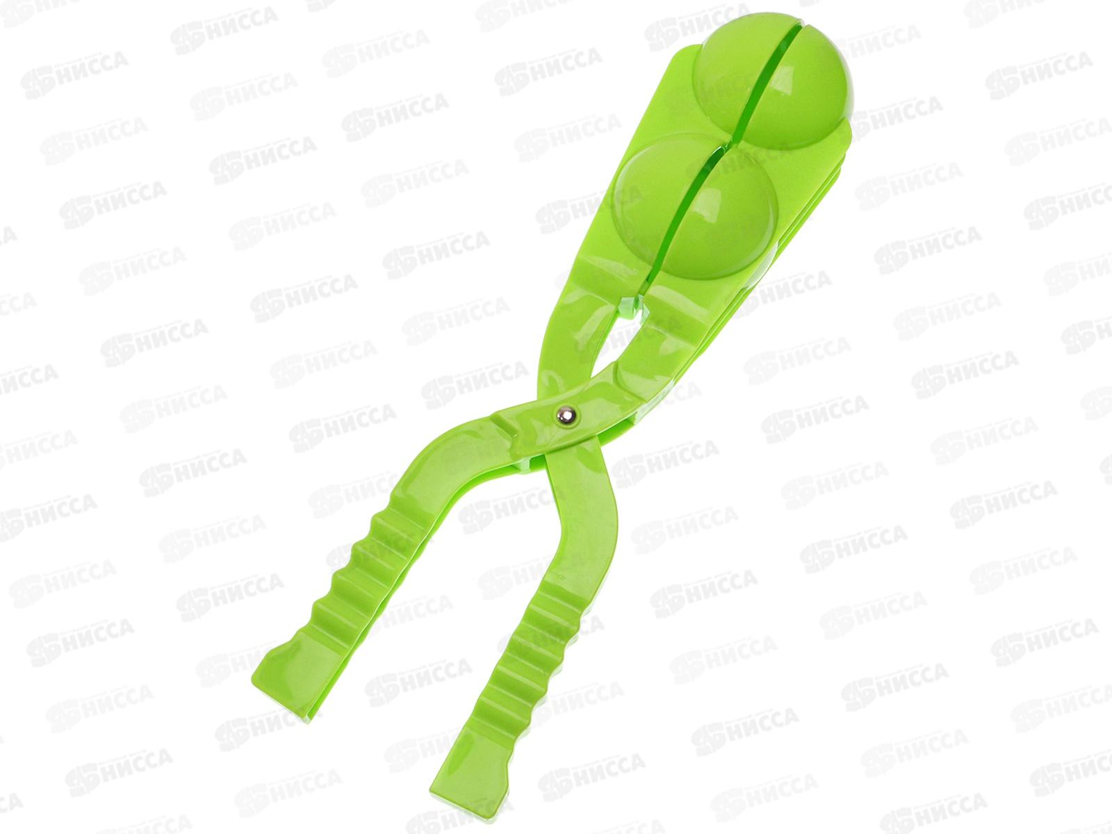 Форма для снега (снежколеп) 380мм &quot2 шара&quot СЛ-1560, микс, в сетке  *72