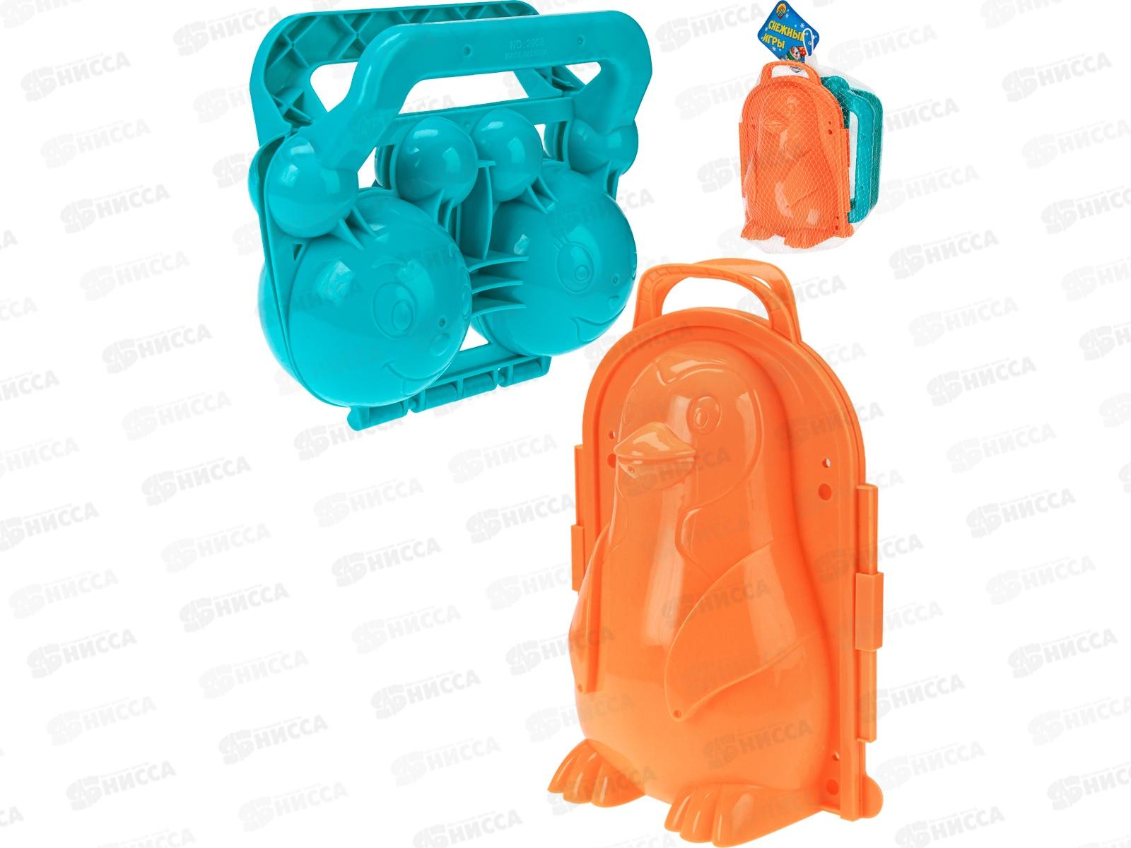 Форма для снега (2 предмета) ИК-6857 микс, в сетке  *36