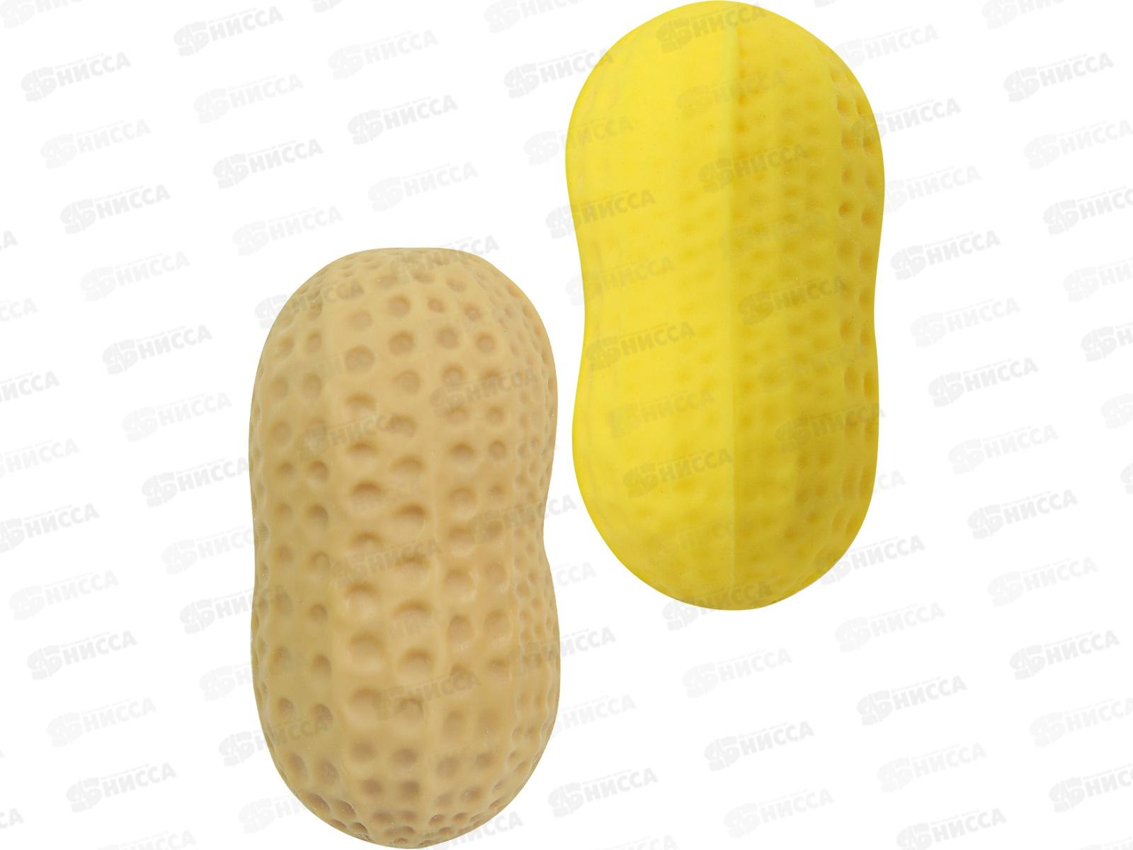 Антистресс-мялка &quotАрахис&quot 11х5см, микс, ИК-4361 *12