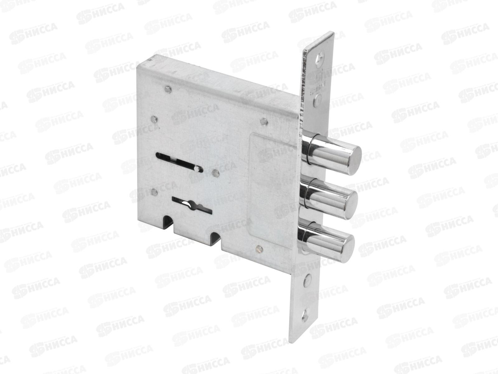 Замок врезной Булат 3B8-6.60.00.3(14).08 хром сувальд *20 935