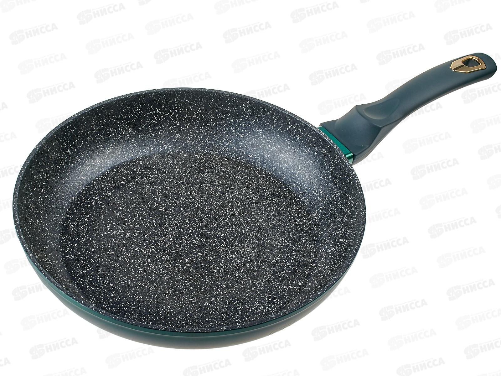 Сковорода GR-32028 без крышки 28см, зеленая  *6