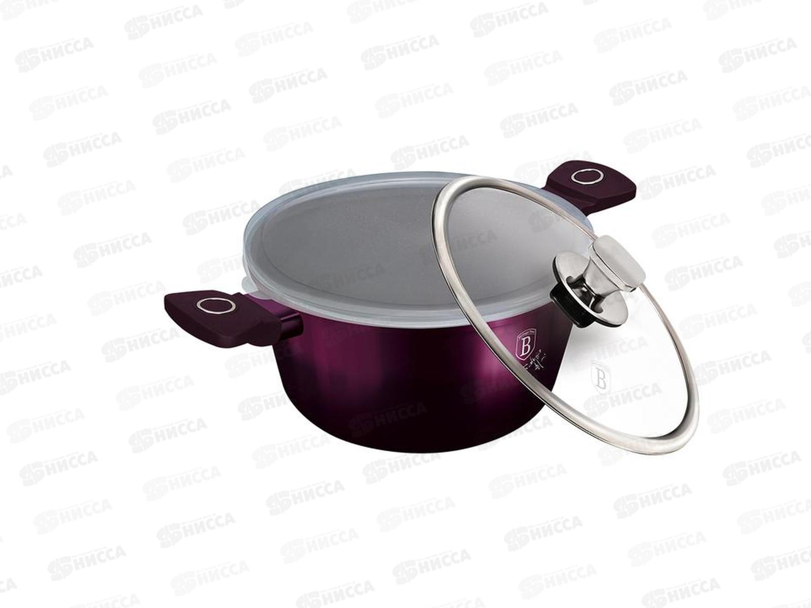 Кастрюля 6,1л, 28см, ВН-6630 Purple Eclips