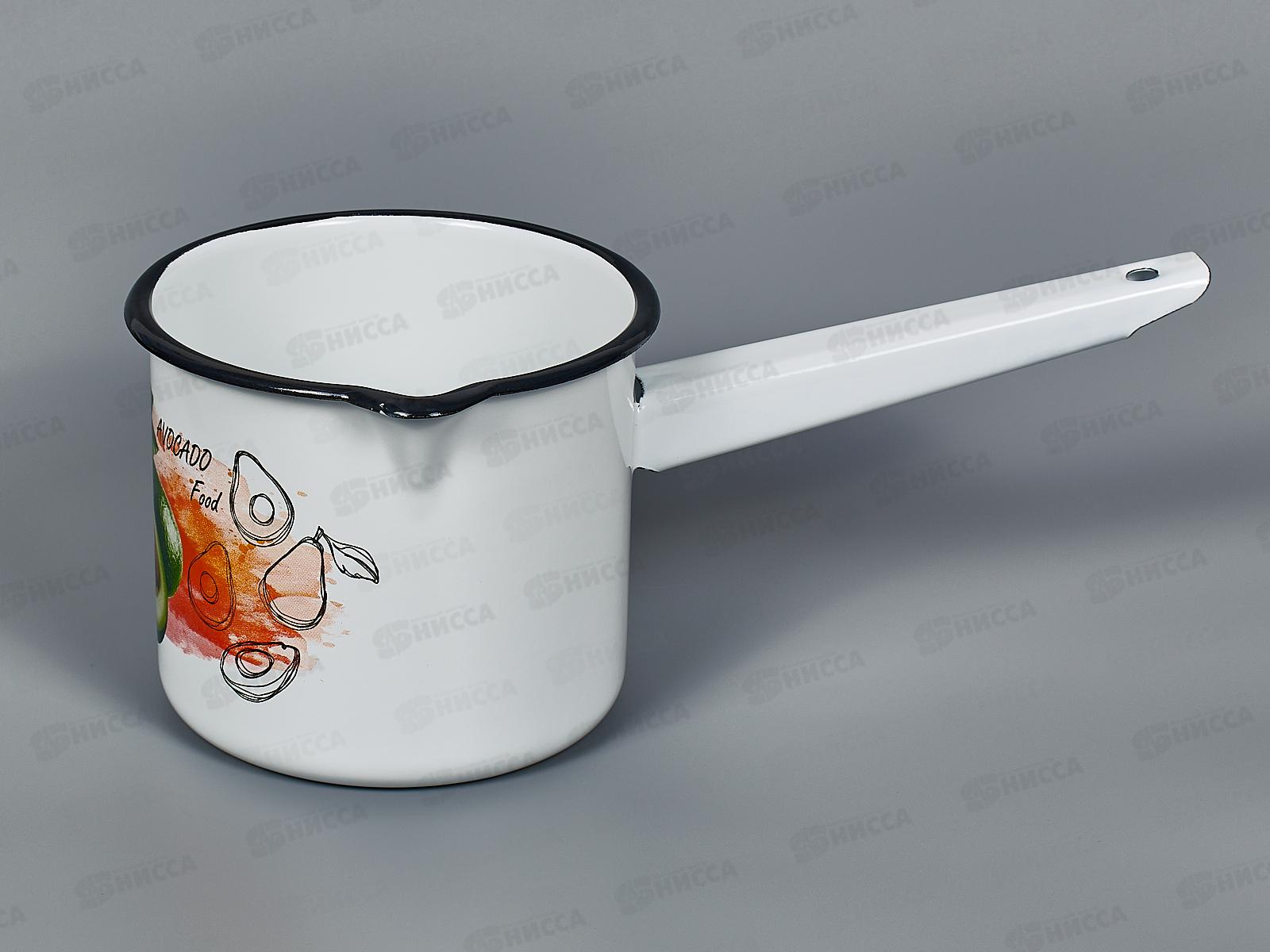 Ковш 1,4л со сливом длинная ручка 01-2009/4 Авокадо *6