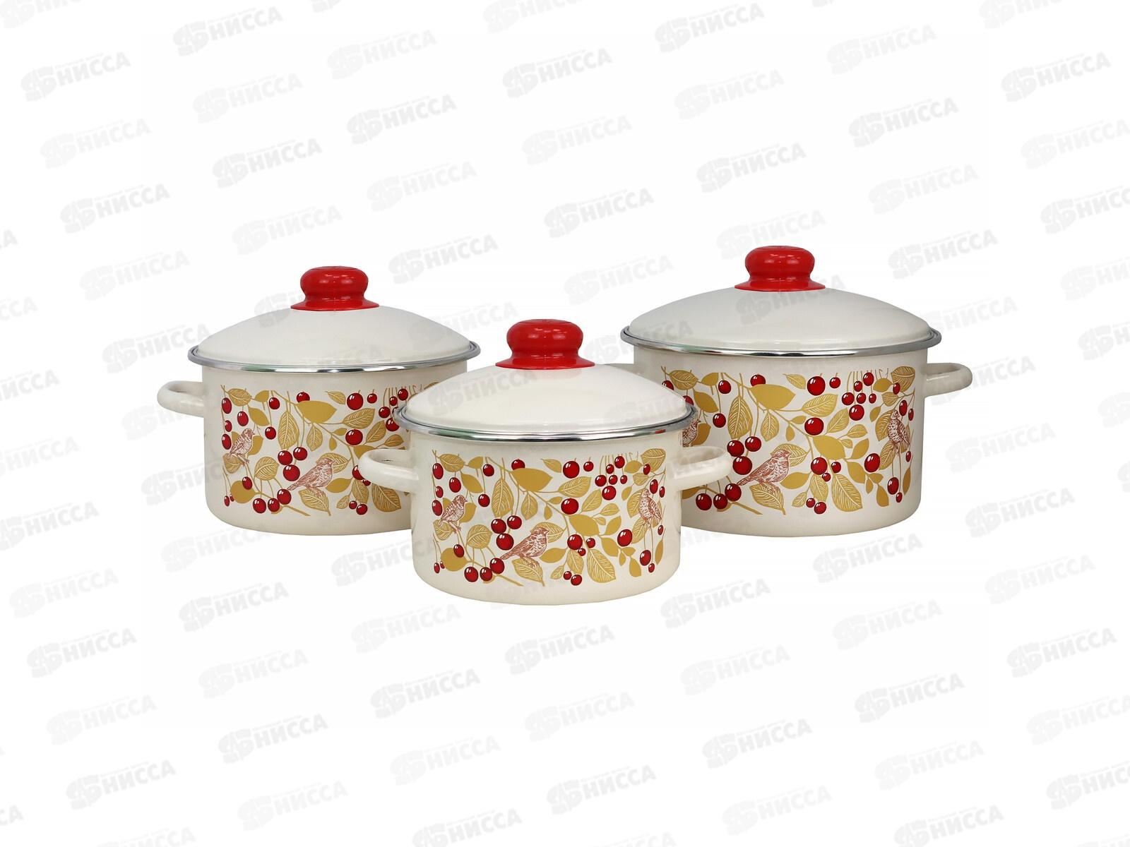 Набор кастрюль Лирика бисквит 2-3213/4 2+3+4л