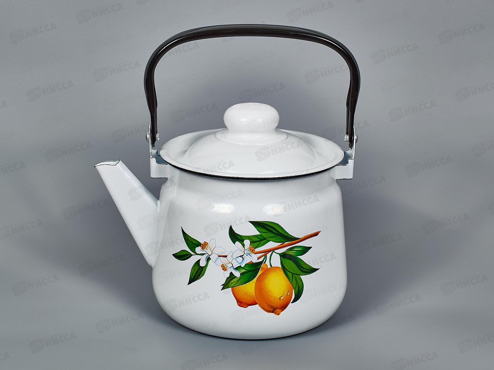Чайник 2,5л с рисунком 01-2711/4 Лимоны  *4