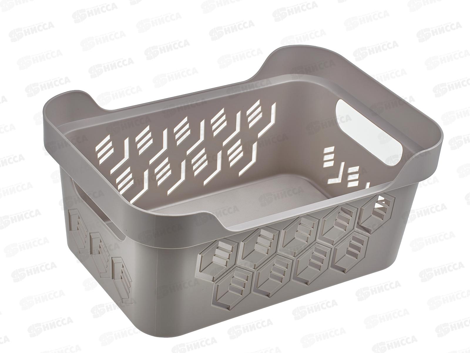 Корзинка 4,6л &quotDELUXE&quot Светло-бежевый 433280934  БП *14