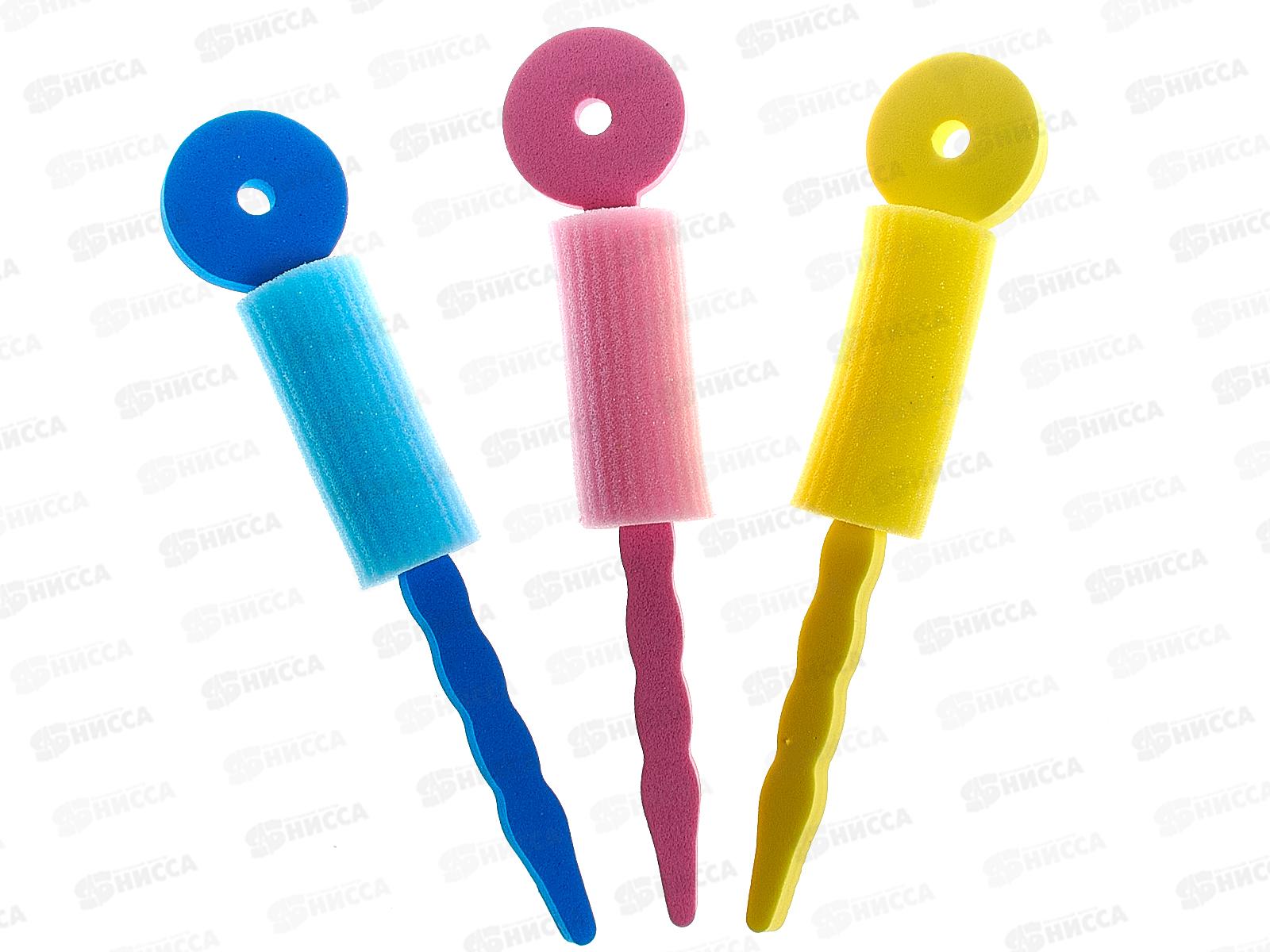 Бигуди латексные 3шт мягкие 16,8см 683-011