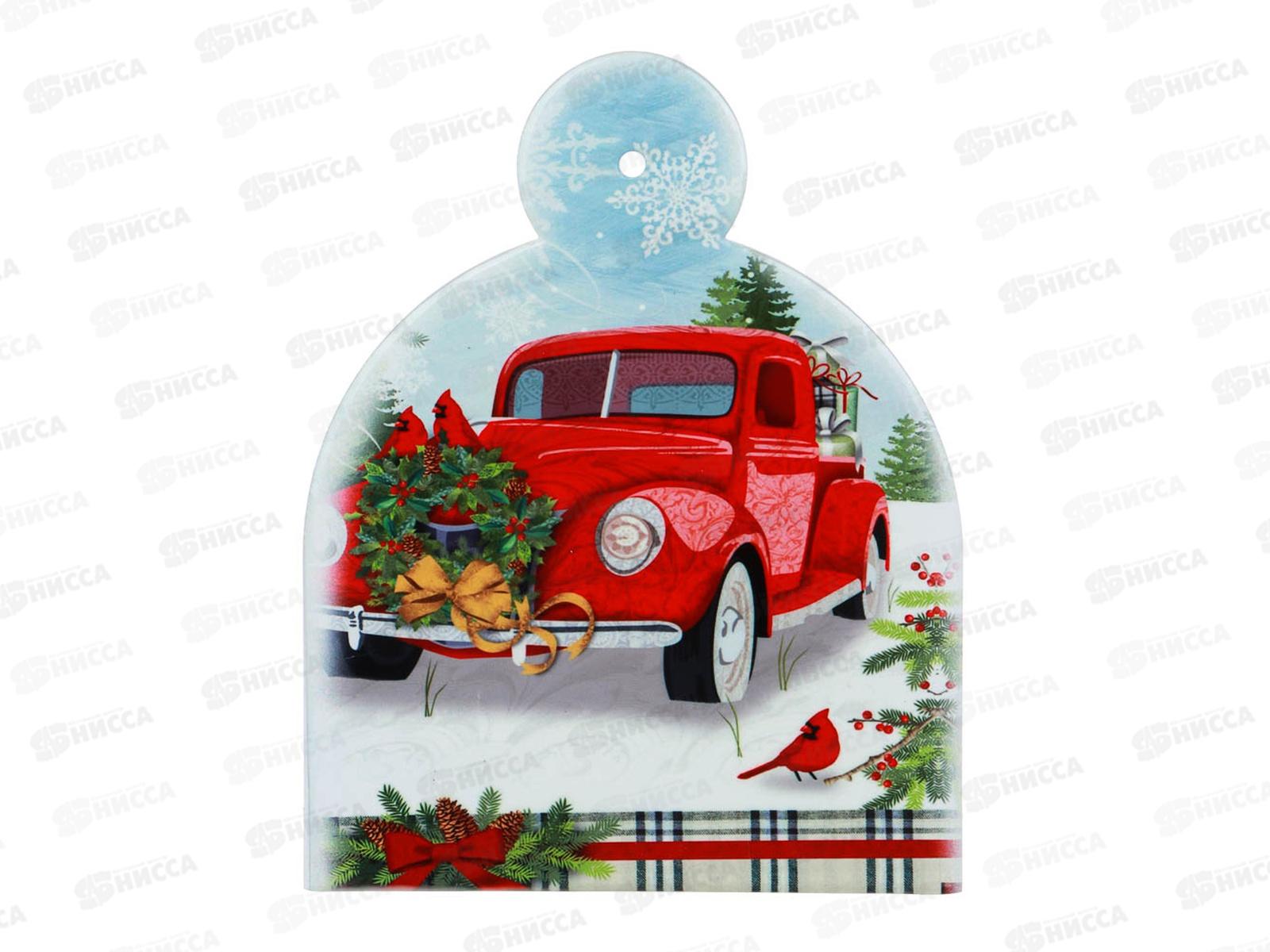 Подставка  под горячее керамическая &quotМашинки&quot 18*23см 820-810 г