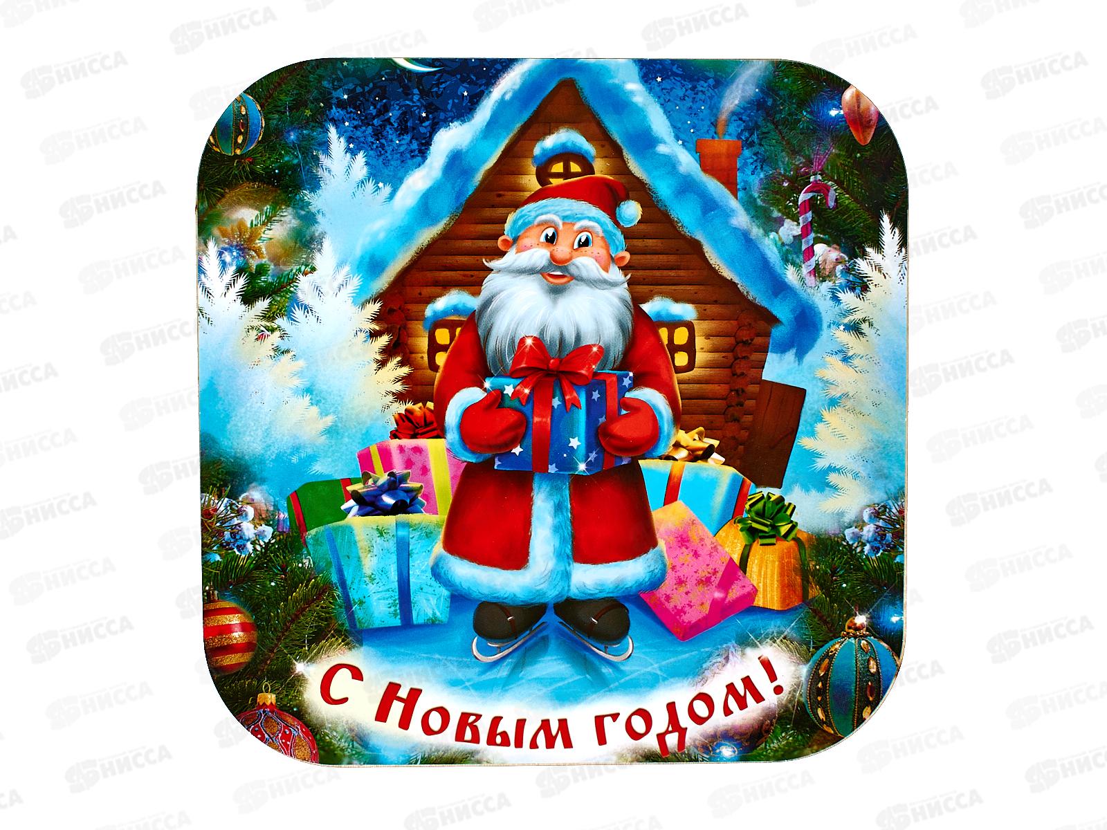 Подставка  под горячее дерево НГ 18*18см С-91