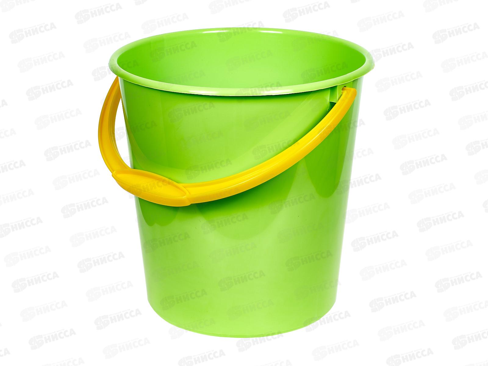 Ведро 12л мерное без крышки Салатовое *20 ИНТ