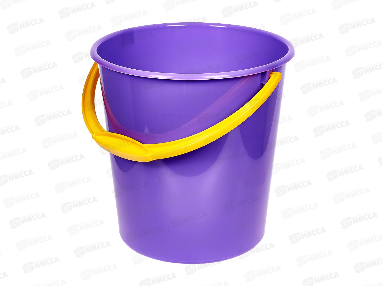 Ведро 12л мерное без крышки Фиолетовое *20 ИНТ