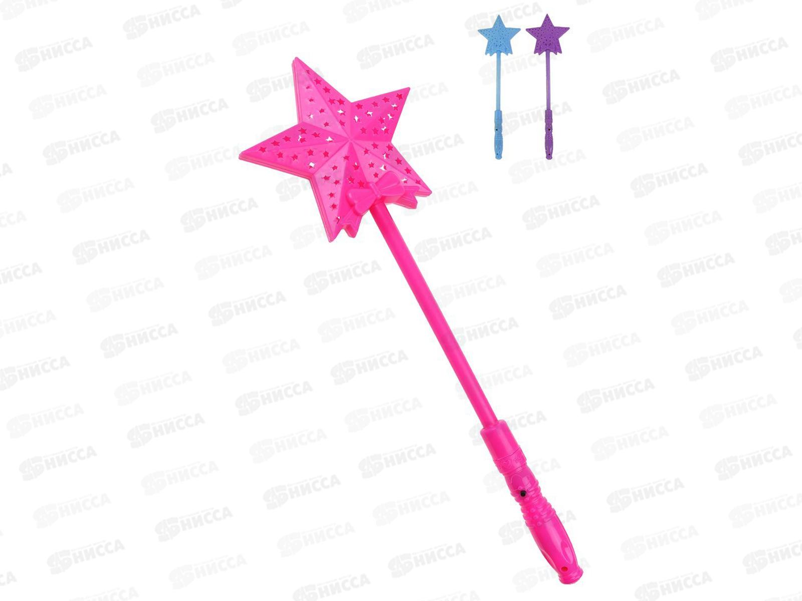 Палочка эл. Звезда 38см, свет, 200763426 в ассорт. пакет 801587