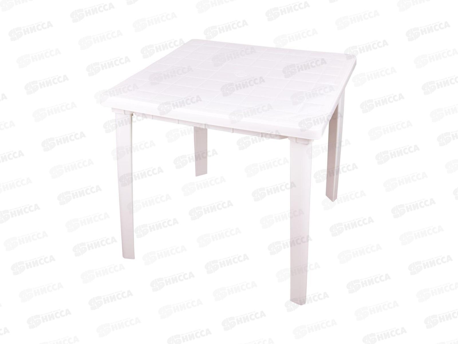 Стол 800*800*740мм квадратный белый М2593 *1