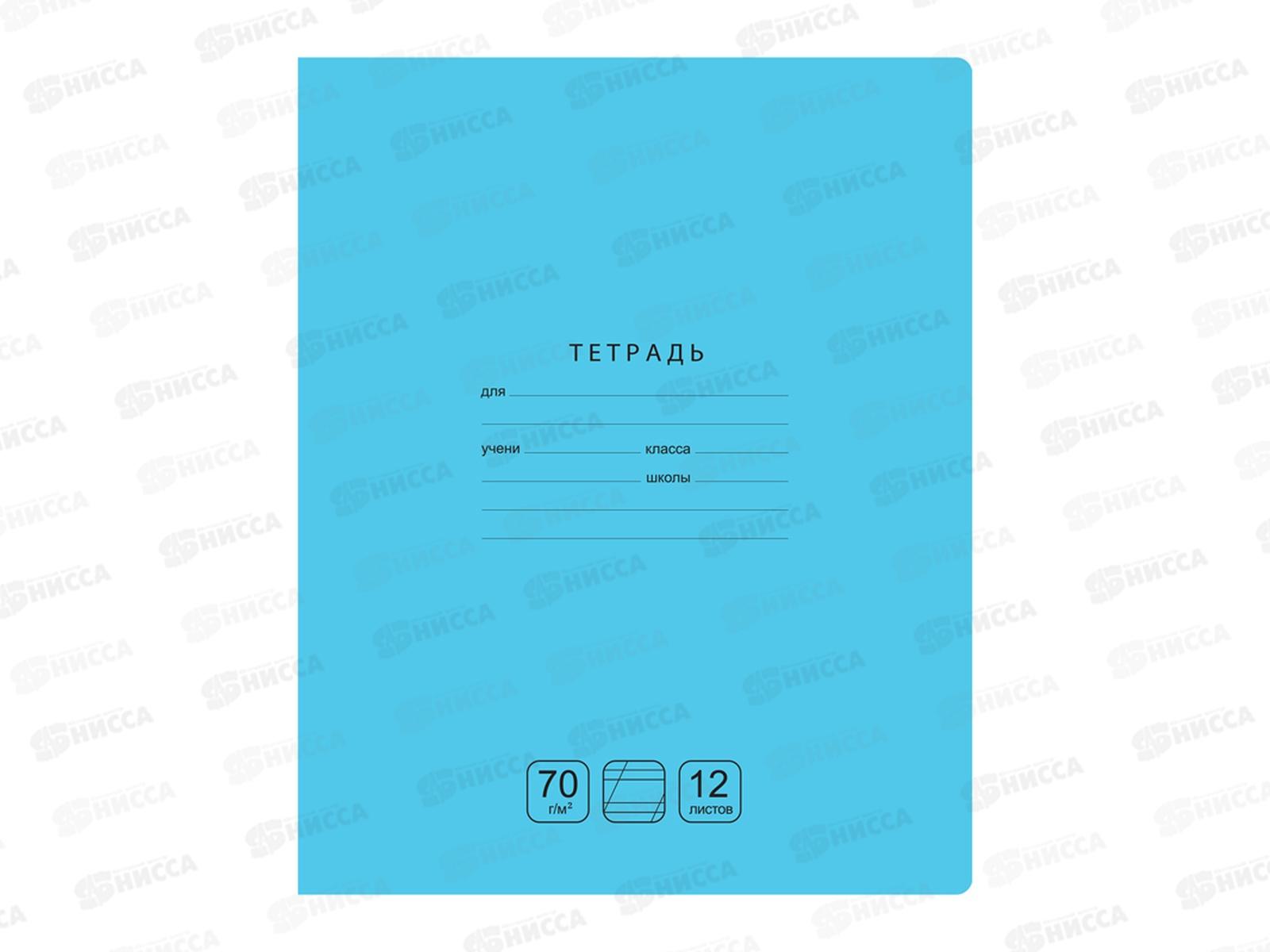 Тетрадь 12листов в косую линию BG Отличная 11759*16/160