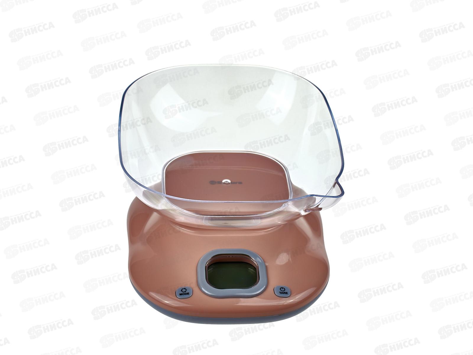 Весы кухонные SA-6050CG Беж/сер