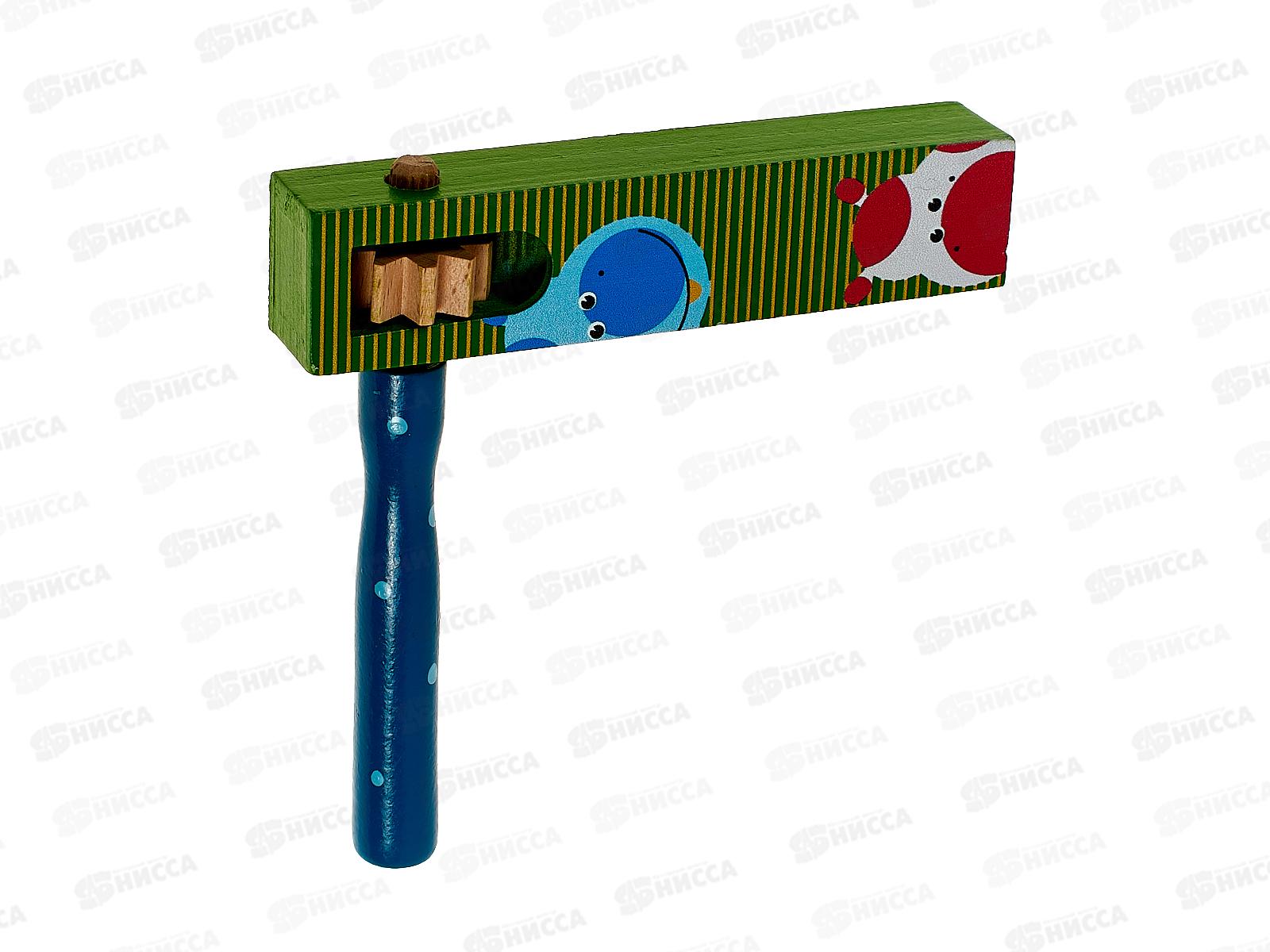 Трещотка круговая зелено-синяя 76433