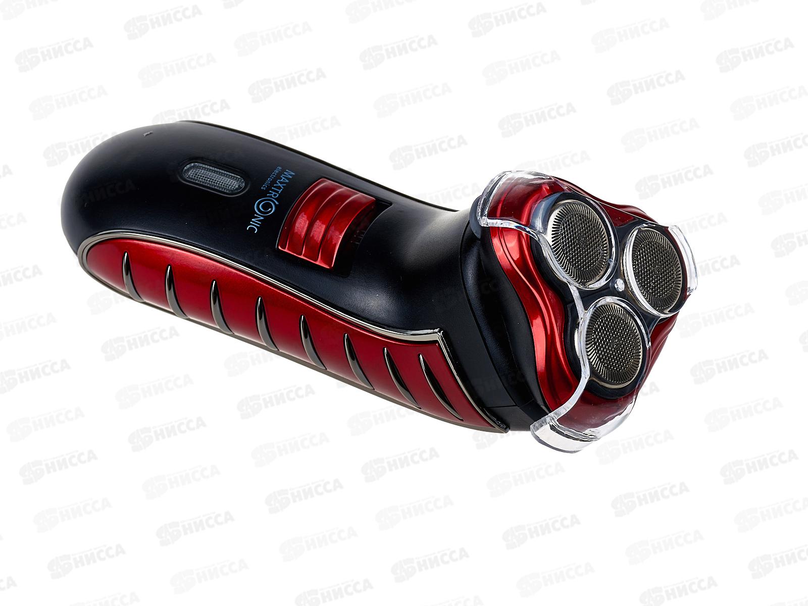 Бритва Maxtronic MAX-SH3400A 3 ножа триммер *24