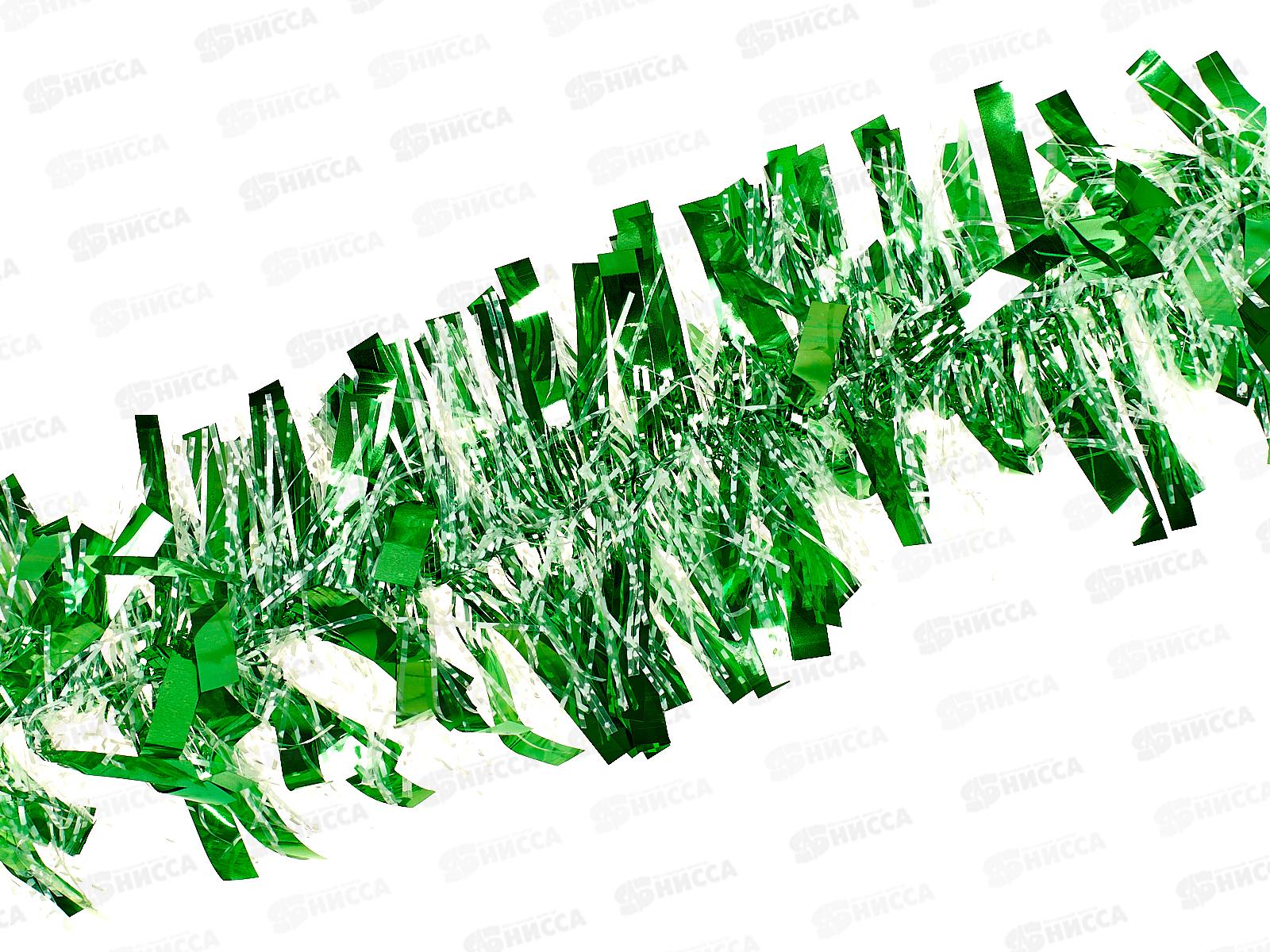 Мишура 002015 Блеск 9см х 2м.зеленый, AL-3354, *500