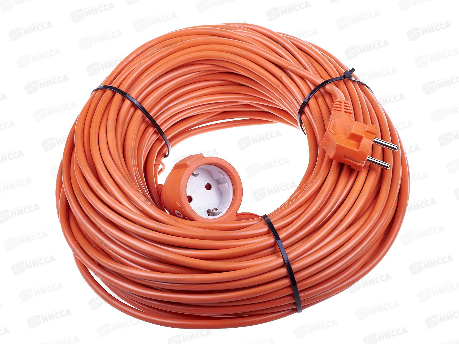 Удлинитель-шнур силовой УШз10 TDM 1розетка  50м ПВС 3х0,75, 0614