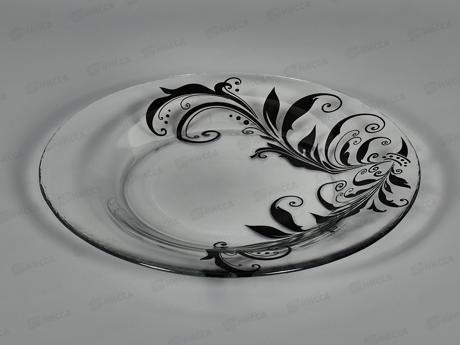 Тарелка сервировочная 327/1-Д Криуль черный