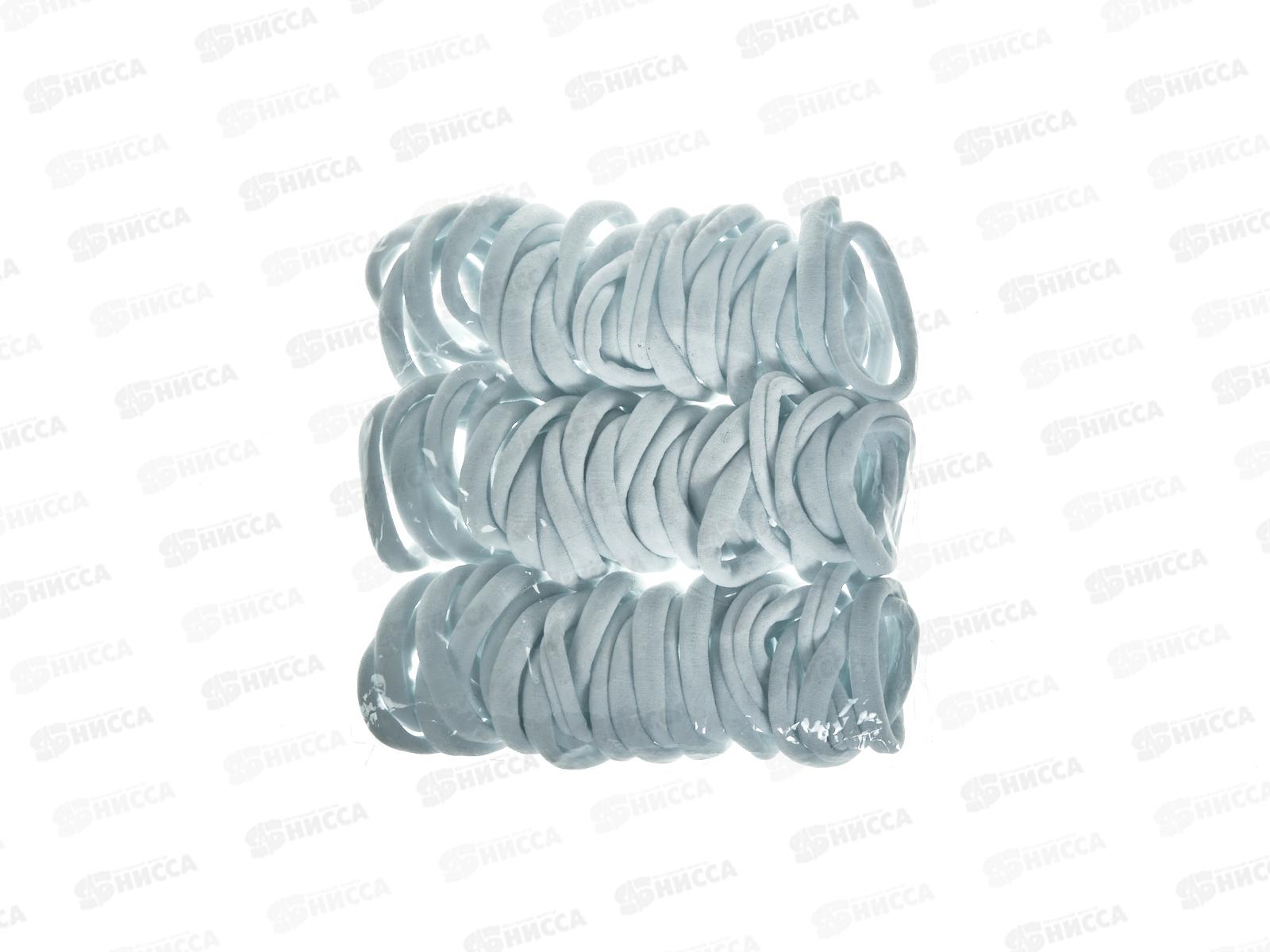 Резинка для волос 40мм.белая, №7420 (упаковка 80шт)