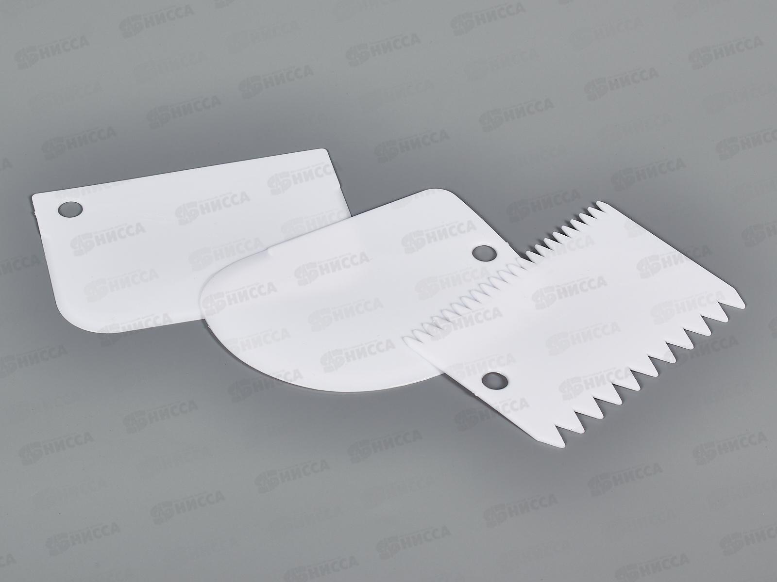 Шпатель кондитерский пластик 3шт 235-231 79023  Б