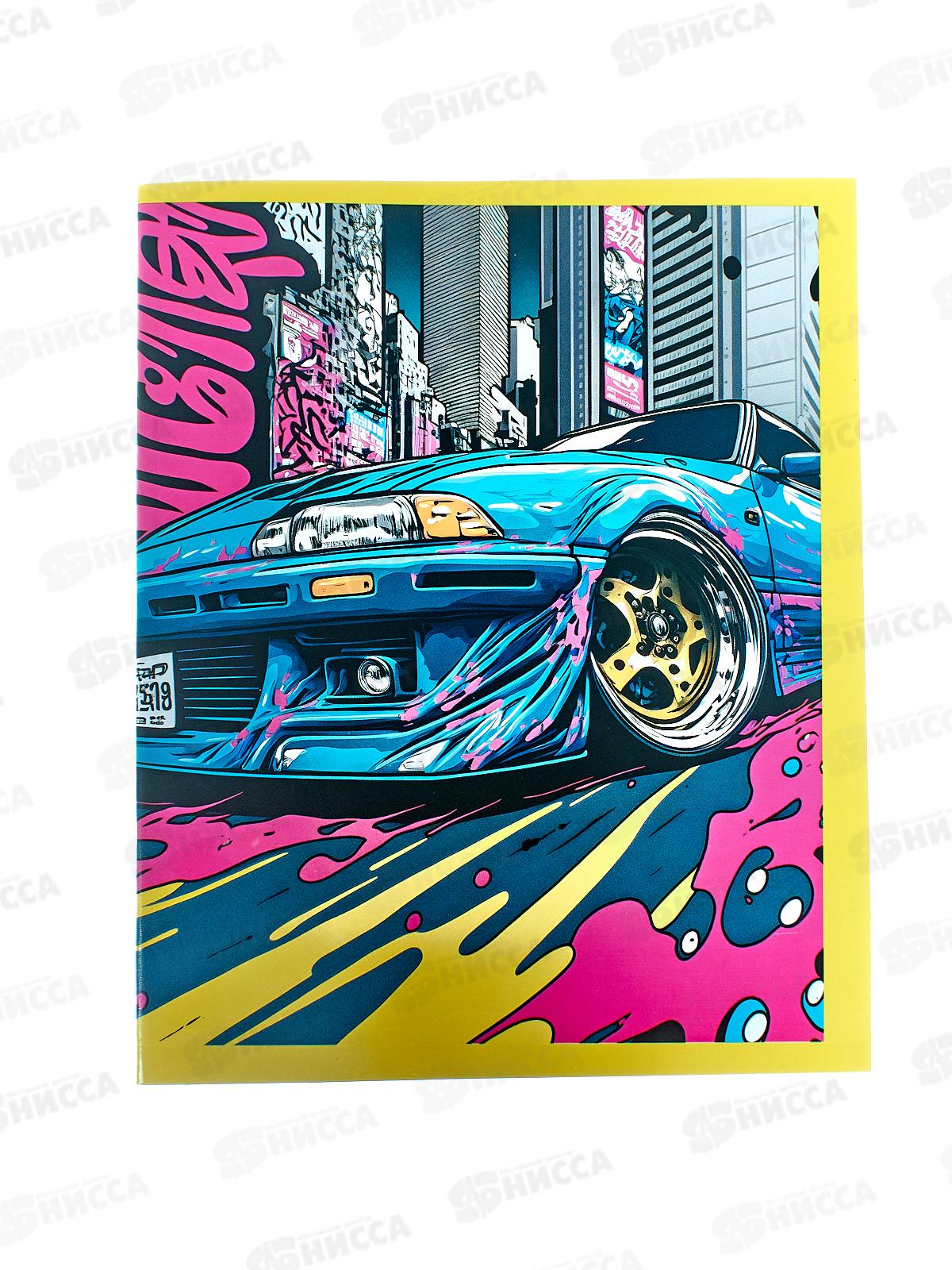 Тетрадь 48листов клетка ЭКСМ Скорость и драйв., ТК2Л488692 *4/40