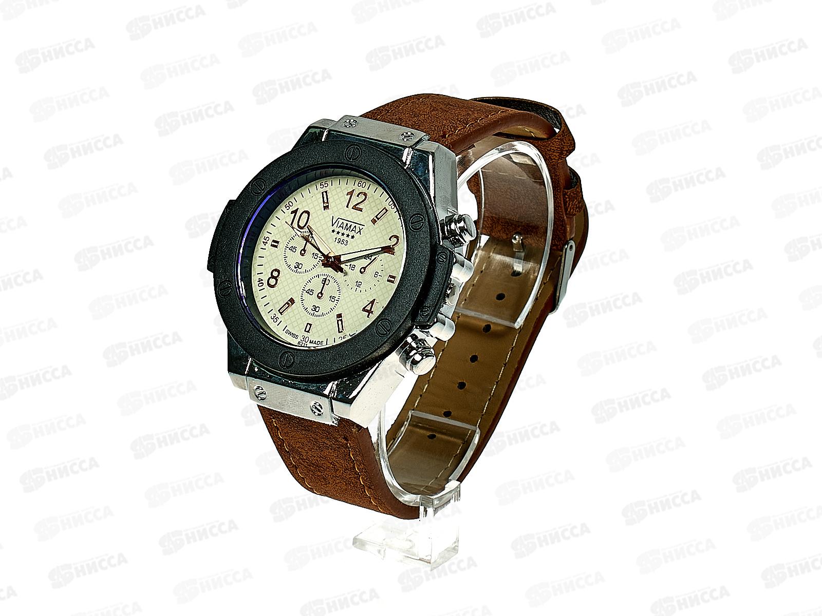 Часы мужские Viamax на ремешке комбинированный корпус