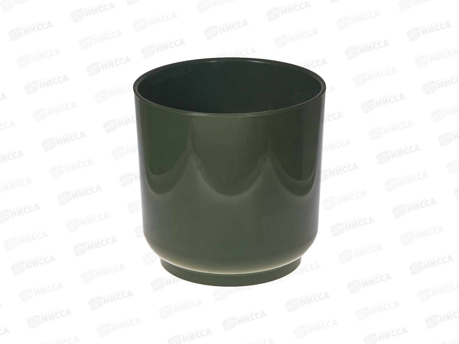 Горшок для цветов Дельта 4,4л Нефрит (с вкладкой)  *8