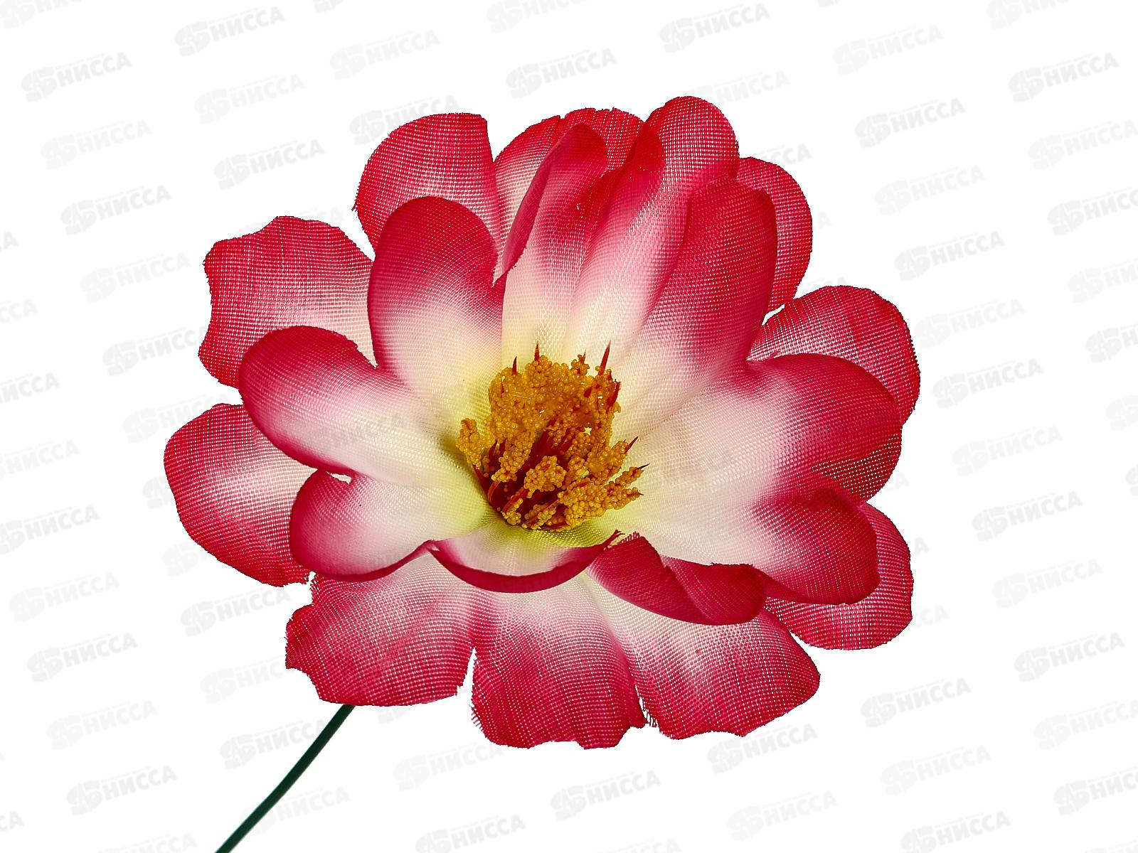 Цветы искусственные 20см Одиночка криспа розовый 9351778