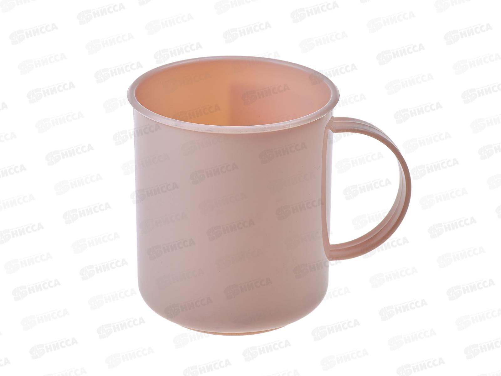 Кружка 300мл Plast Team персиковая карамель РТ163110040 *60