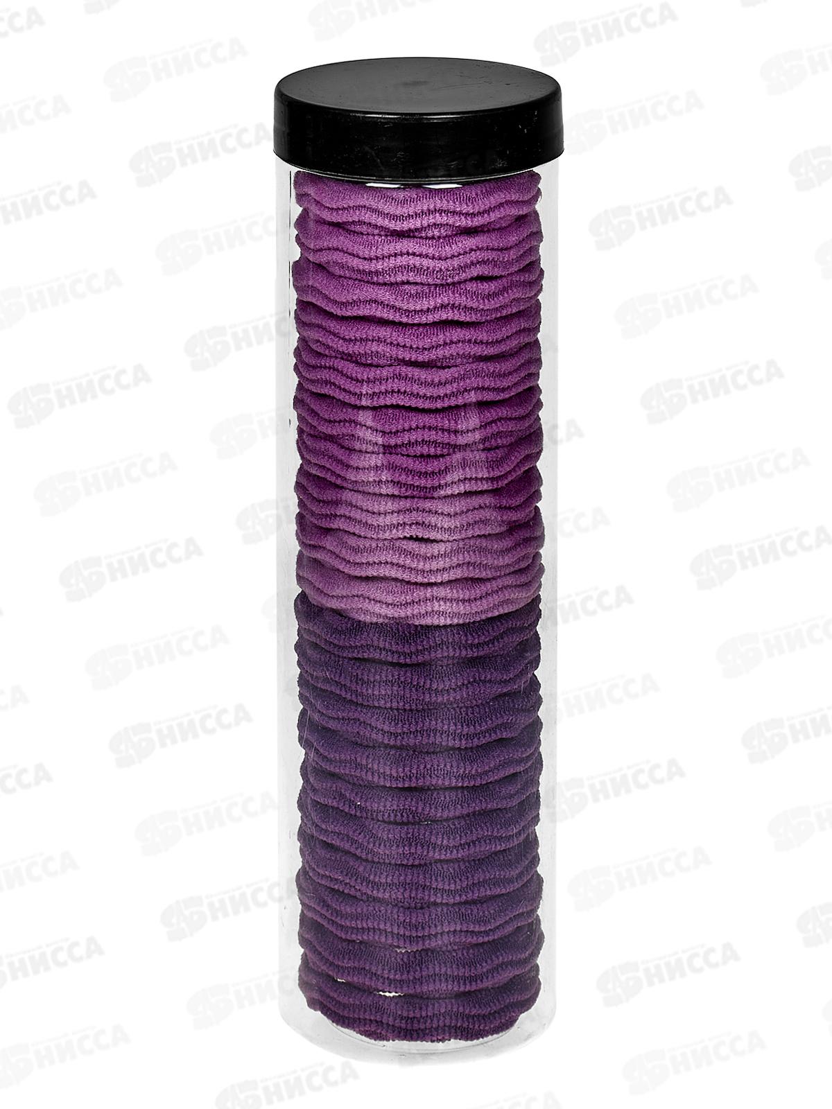 Резинка для волос 40мм. сиреневая,голубая №7661(упаковка 20шт.)