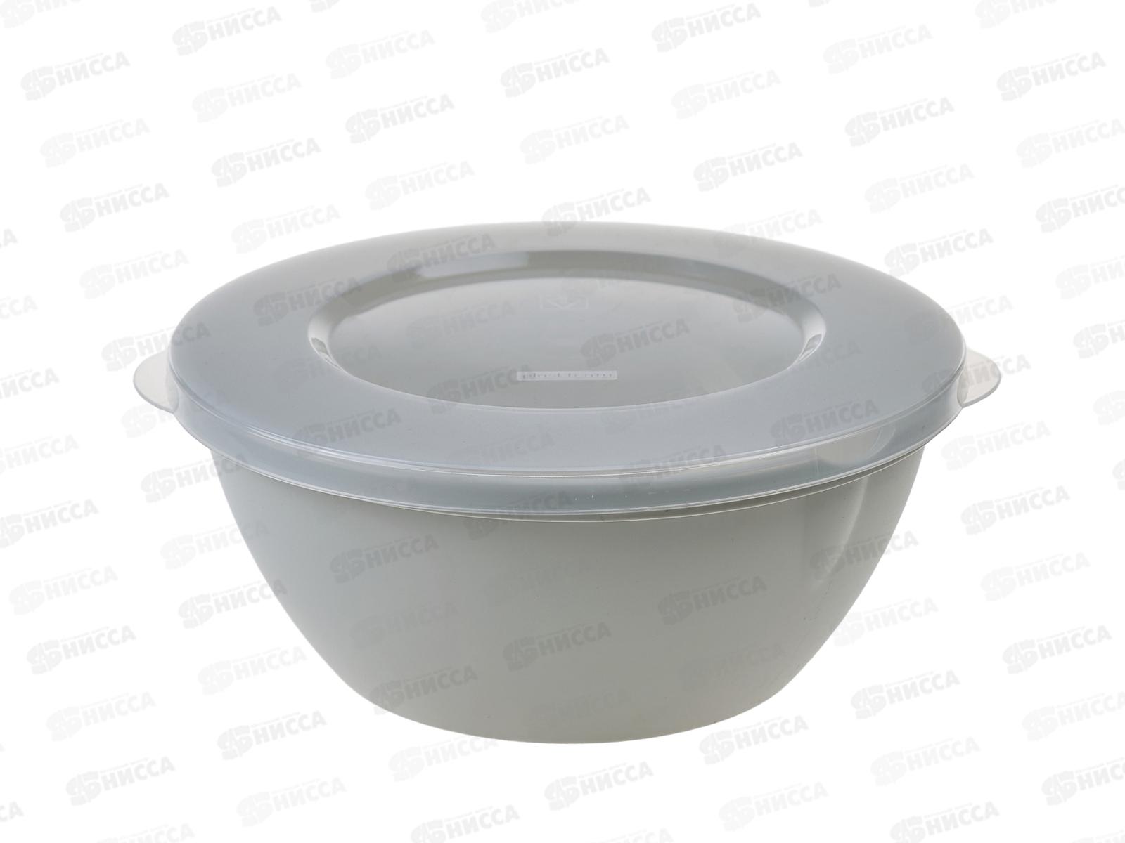 Миска 1л HELSINKI с крышкой пепел жемчуг РТ107311025 *24