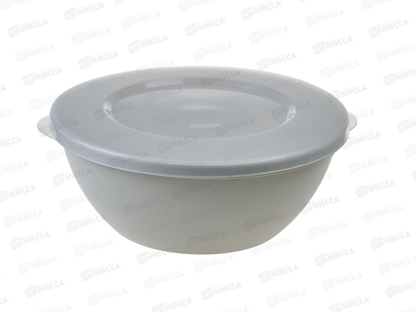 Миска 2л HELSINKI с крышкой пепел жемчуг РТ107411025 *20