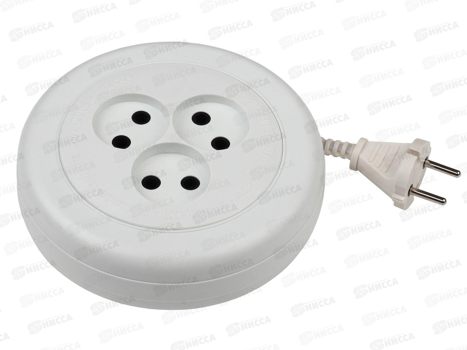 Удлинитель ЭРА рулетка UR(6)-3-5m без заземления,   5м, 3гн *5/20