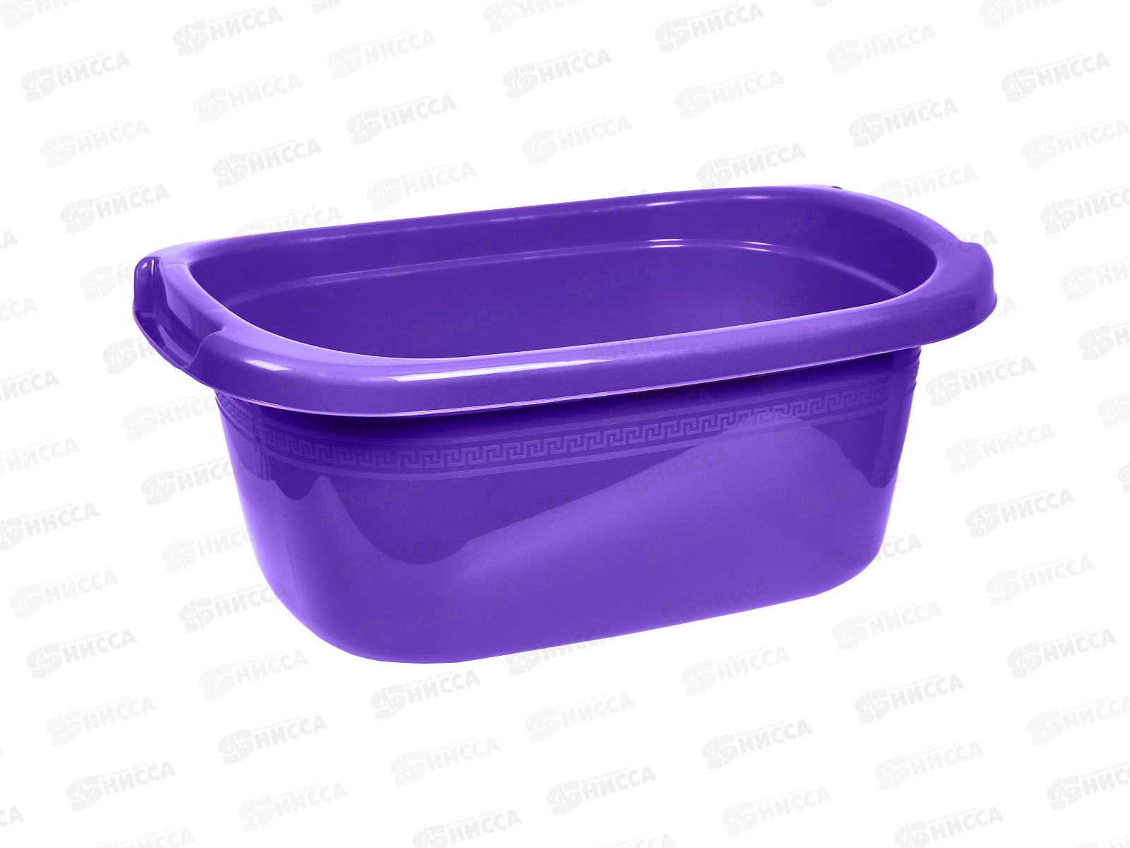 Таз  27л пластмассовый овальный фиолетовый ИНТ *10