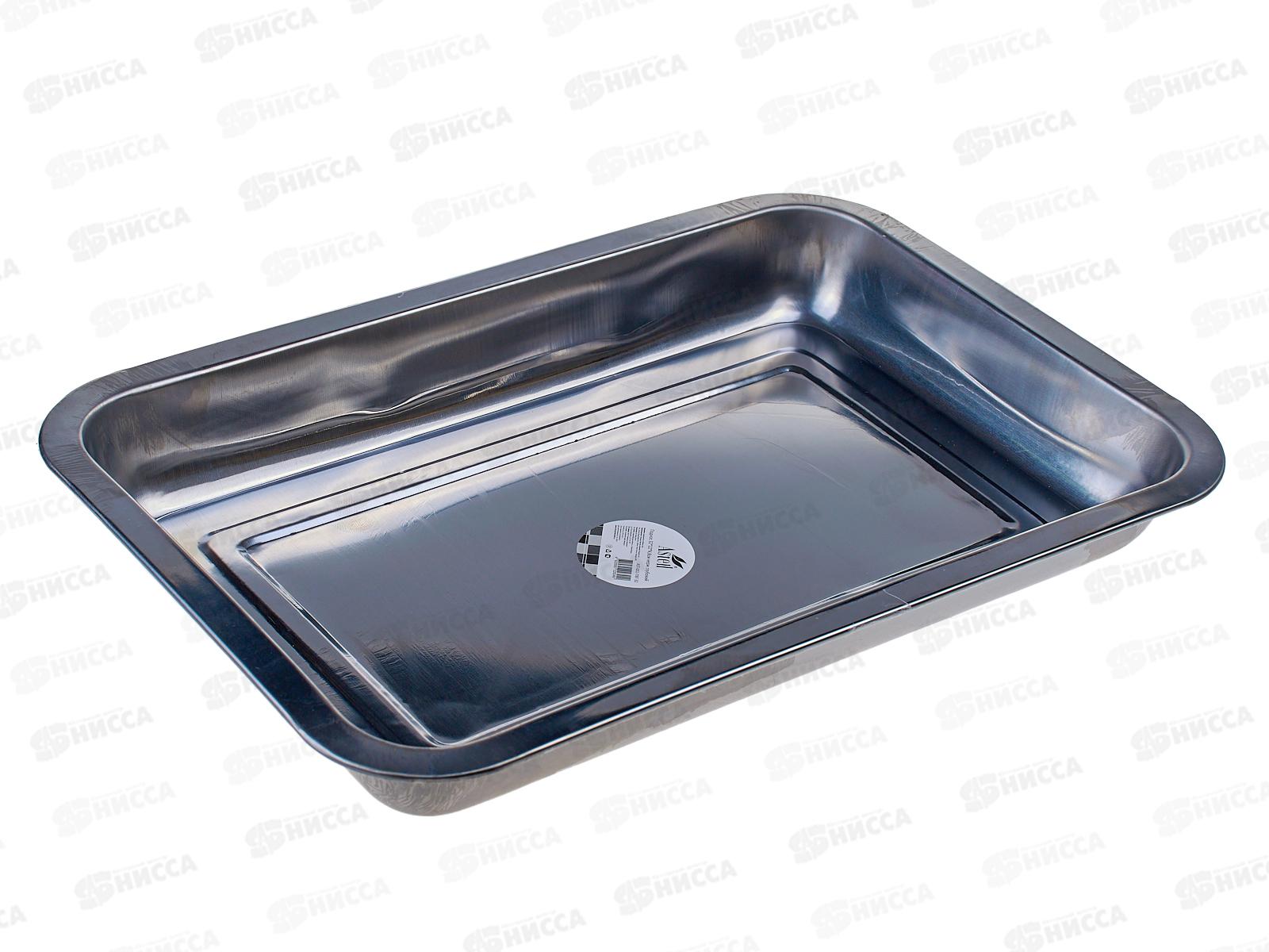 Поднос 32*22*4,8см нержавеющий глубокий AST-002-ПВГ-32