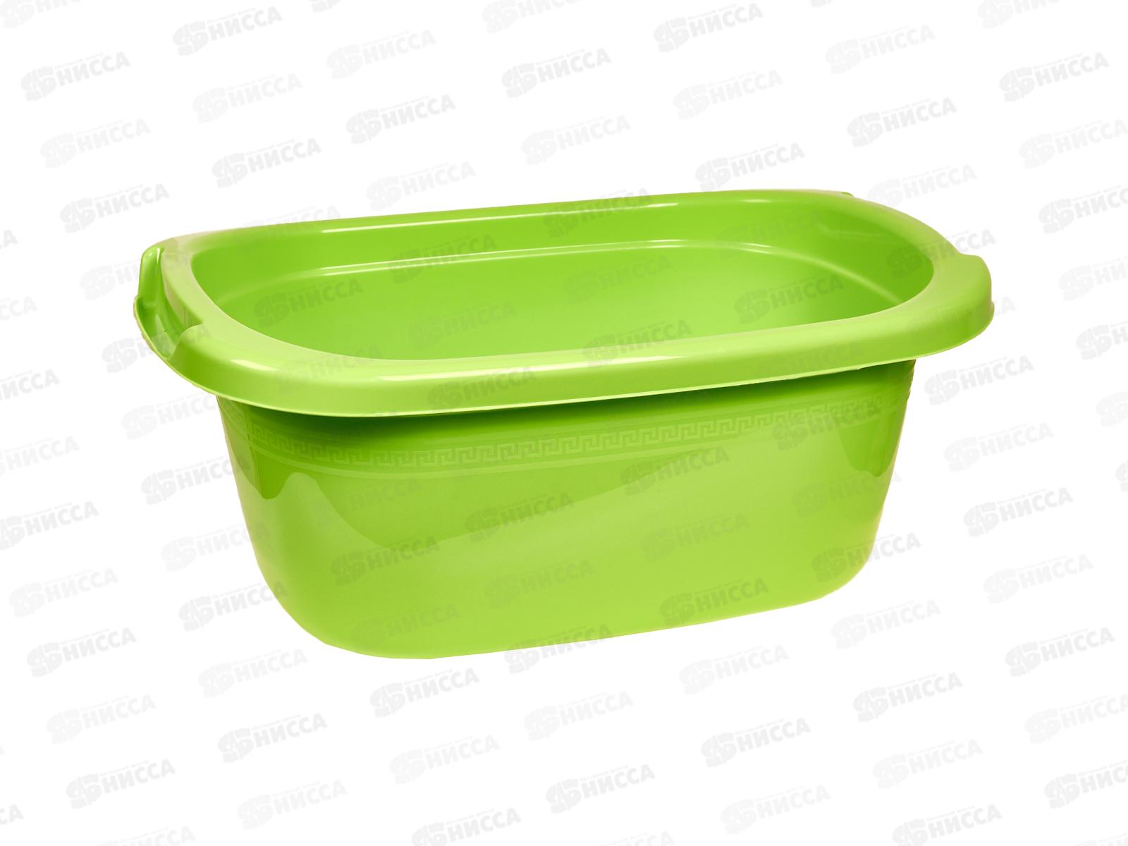 Таз  27л пластмассовый овальный салатовый ИНТ *10