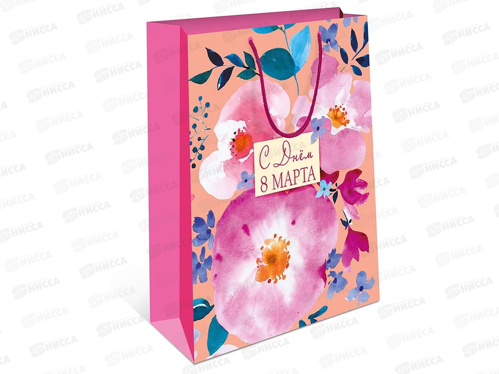 Пакет подарочный АД 26*32 0293.725кп 8Марта