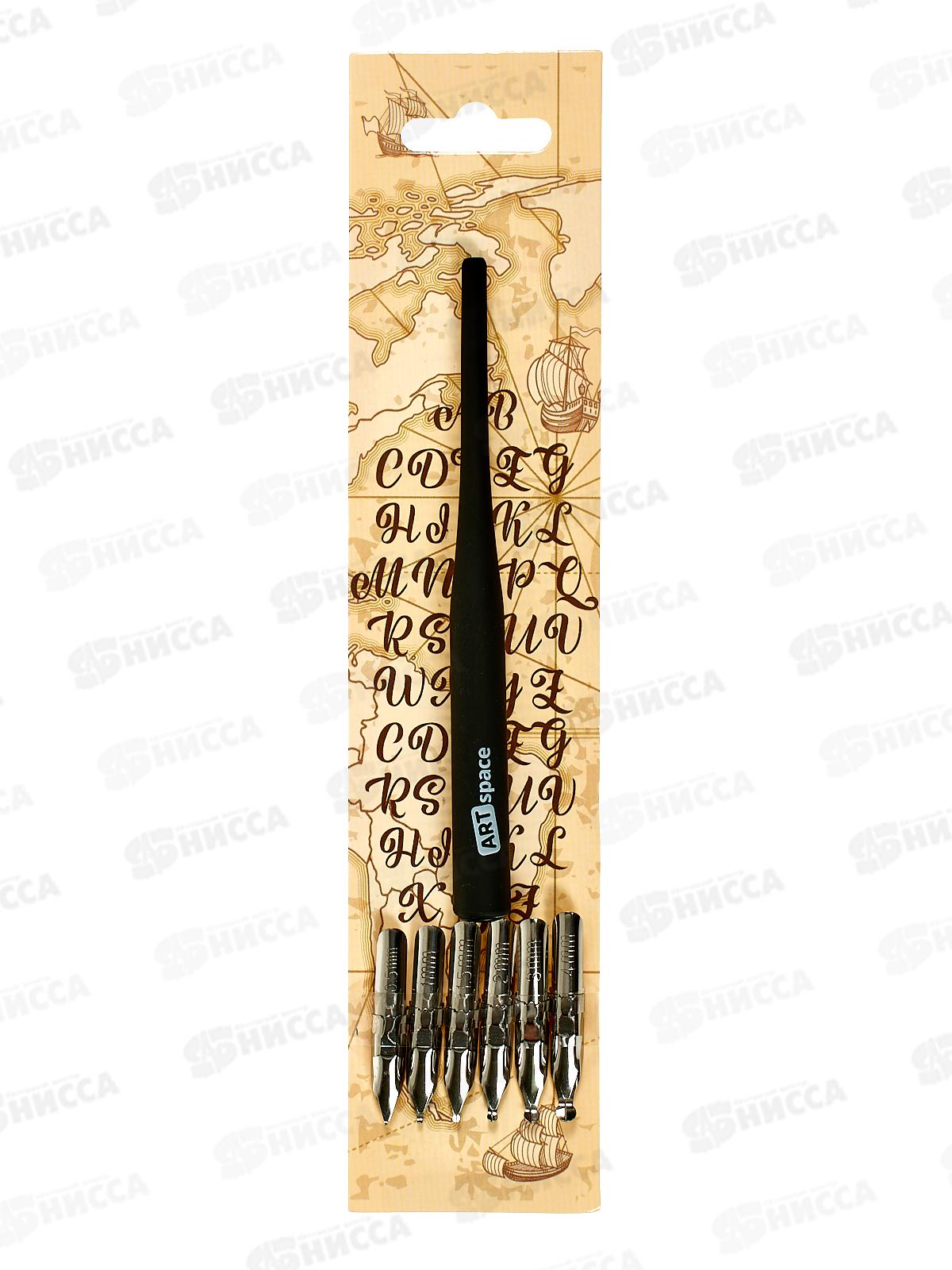 Перья калиграф. ArtSpace 6шт.,41184