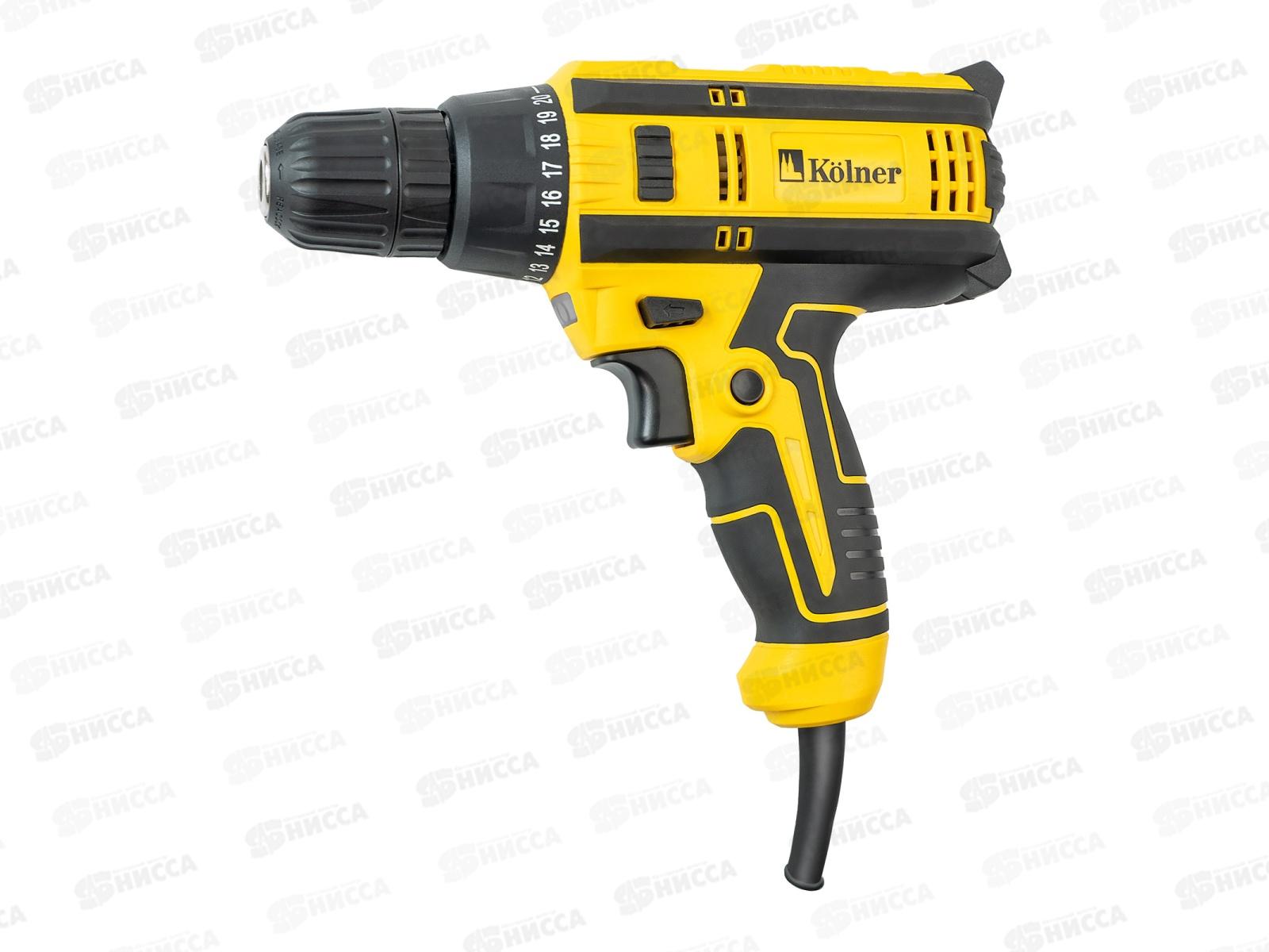 Дрель-шуруповерт сетевая 300Вт, 800об/мин, Kolner KED 300 V *10