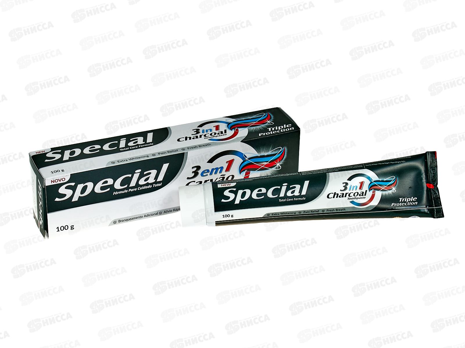 Special Charcoal 3в1 зубная паста С Углем 100г