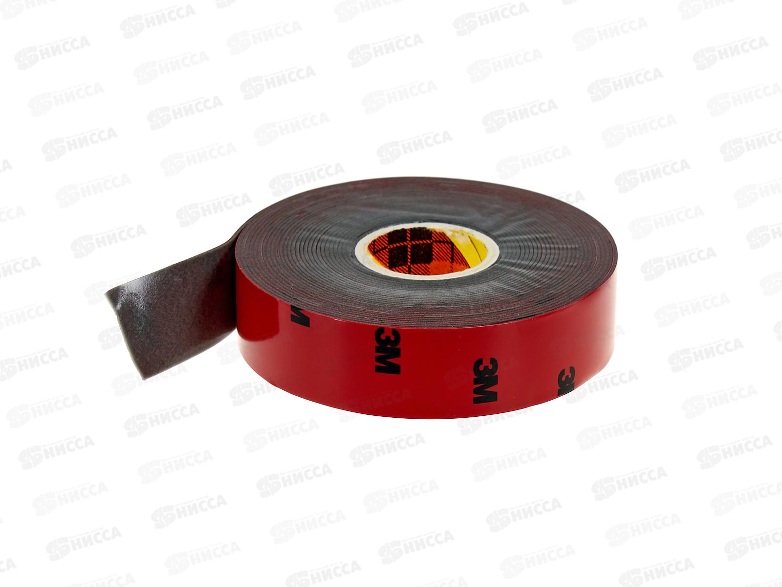 Скотч двусторонний 3M 20мм  5м красный