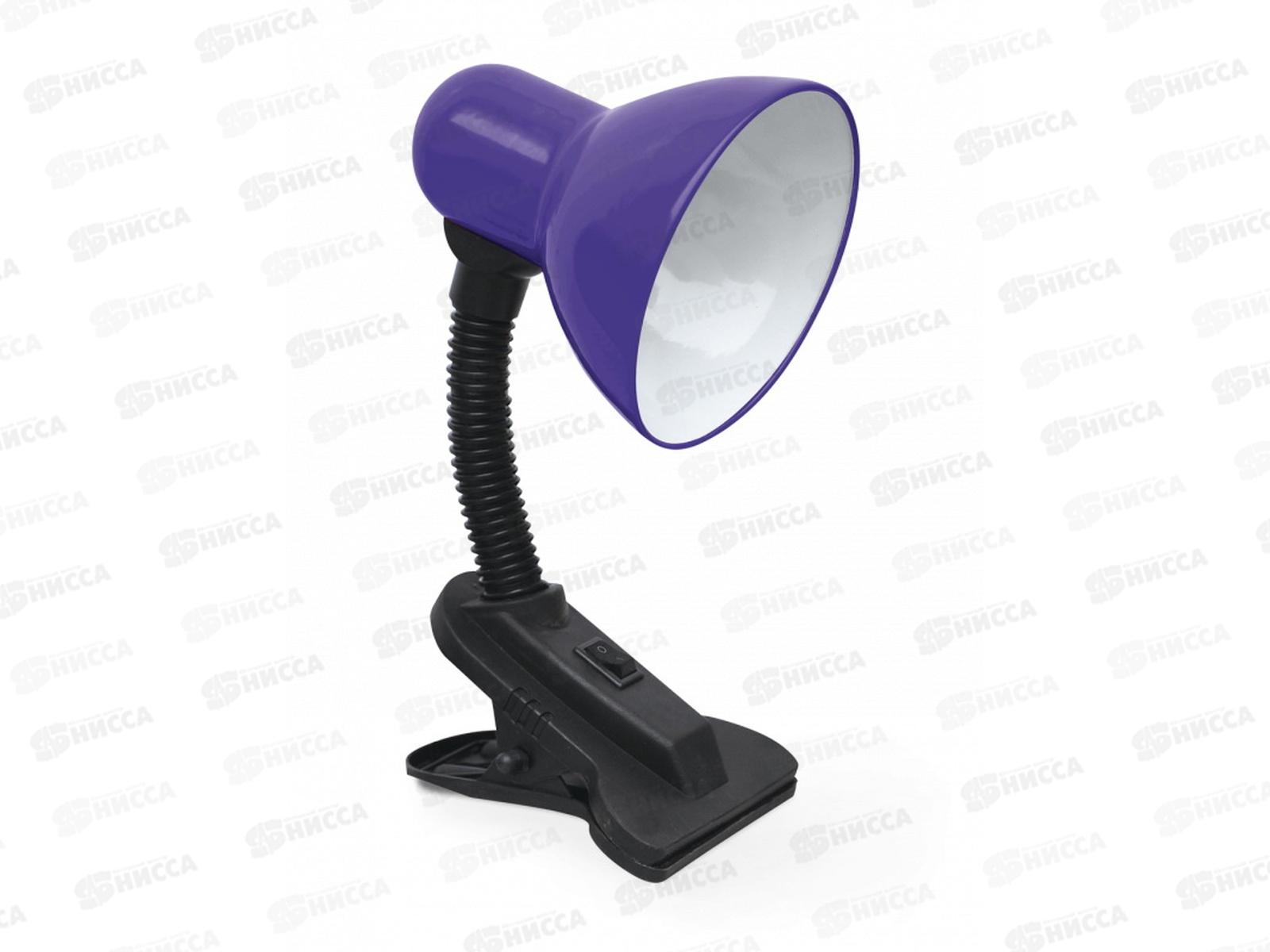 Лампа-прищепка СНП-21Ф 40 Вт Е27 IN HOME (Фиолетовый)