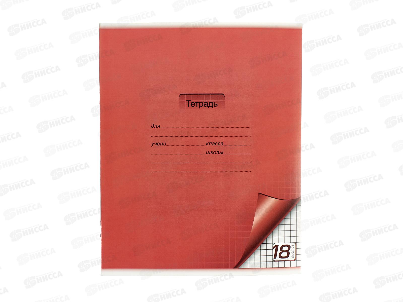 Тетрадь 18листов клетка ПЗБМ  019871 цветная с уголком офисная2*210*10/200