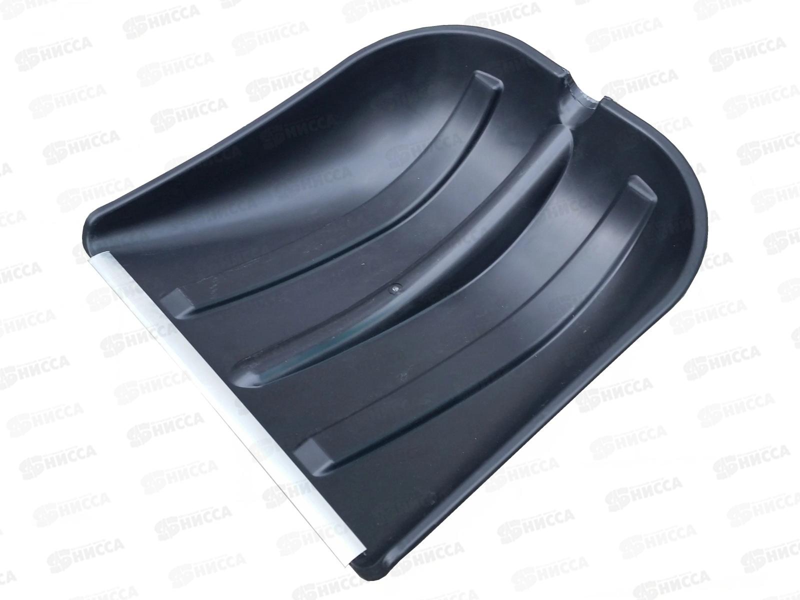 Лопата снеговая ПАМИР 410*415мм, с алюминиевой планкой, без черенка *10