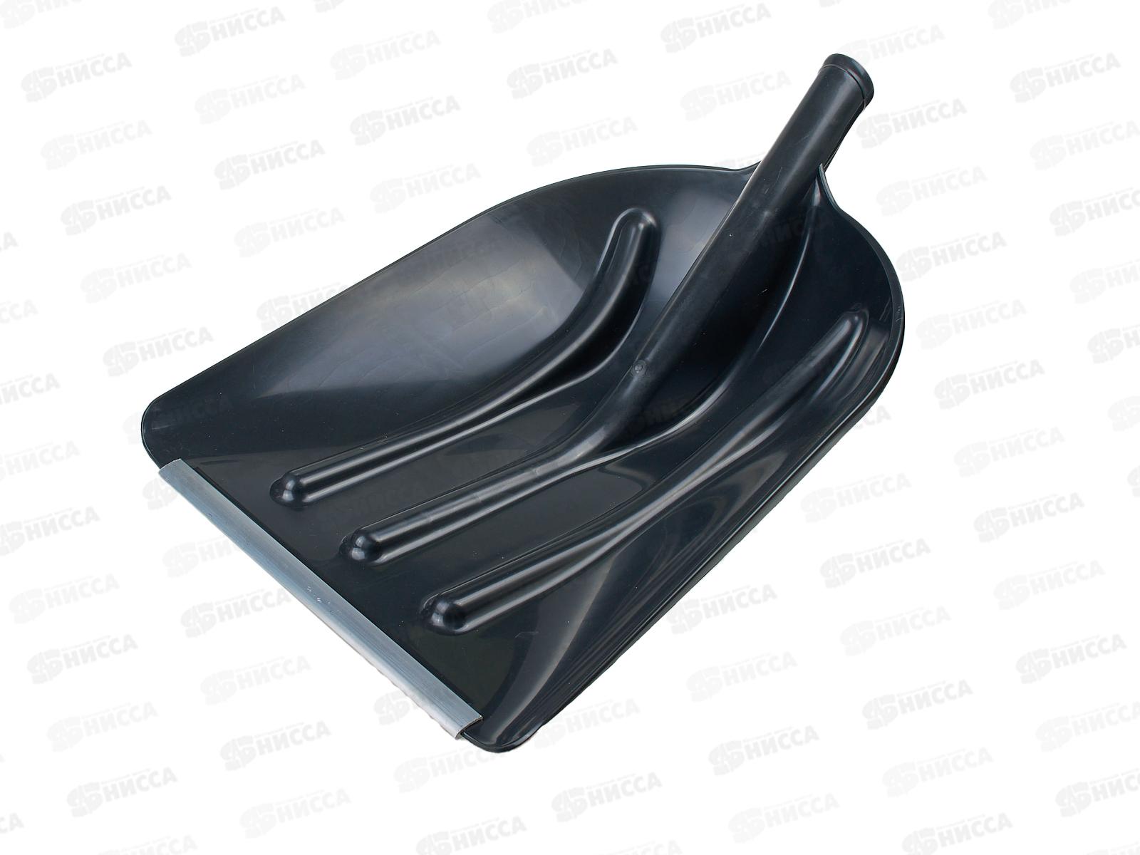 Лопата снеговая ЭВЕРЕСТ с алюминиевой планкой без черенка *5