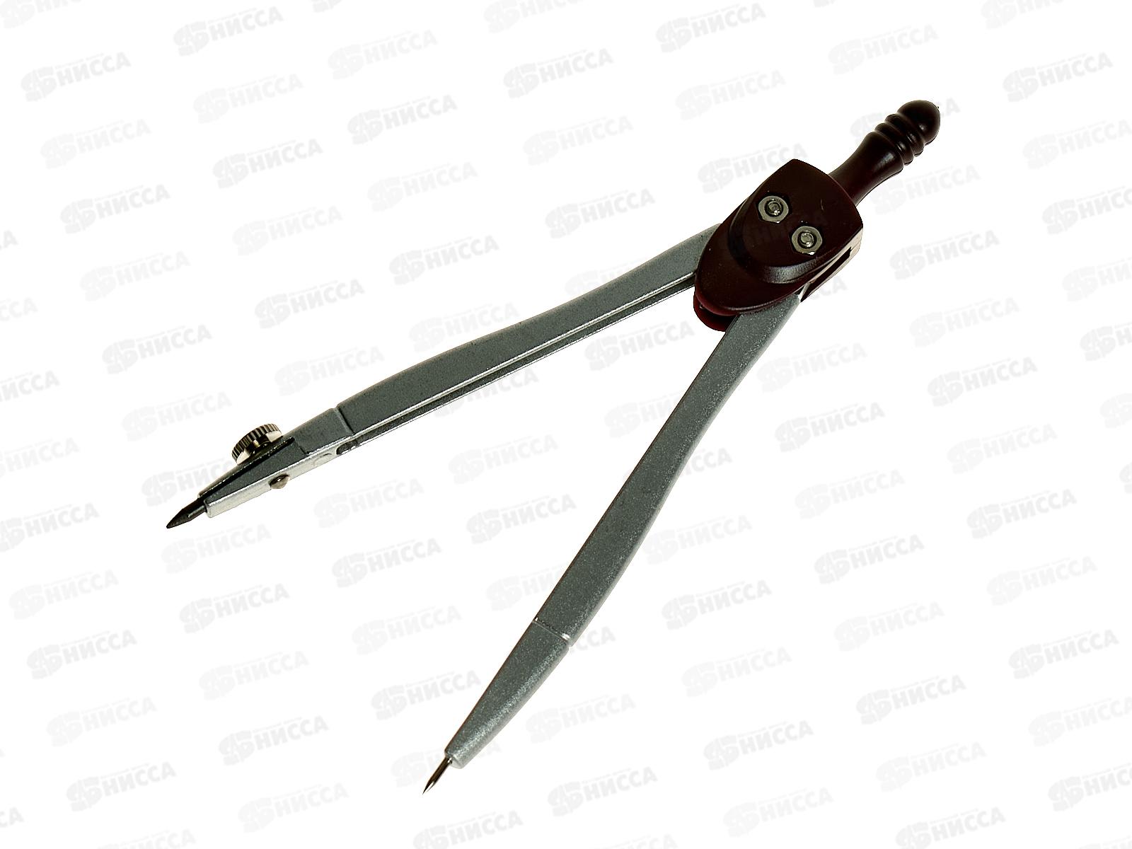 Циркуль Alingar метал., 115мм. грифель, пласт. футляр AL 323/1 *24