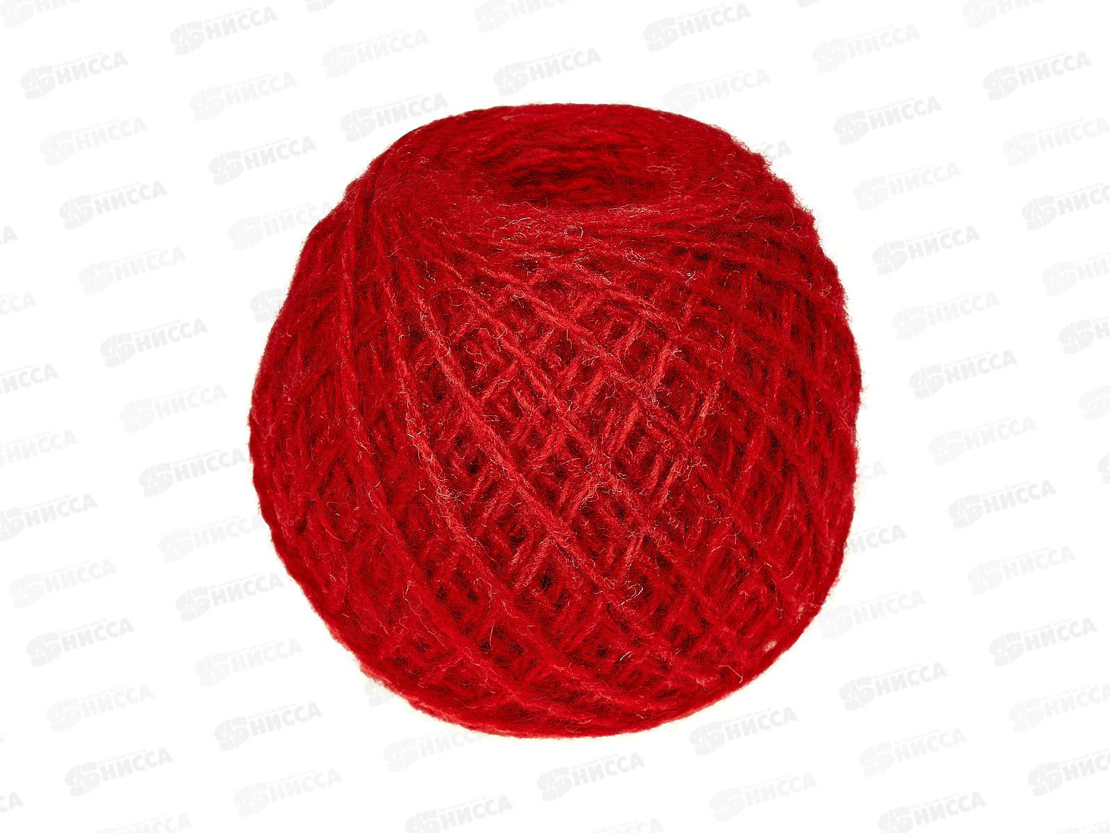 Пряжа 100% акрил 50гр130м (красный)  *10