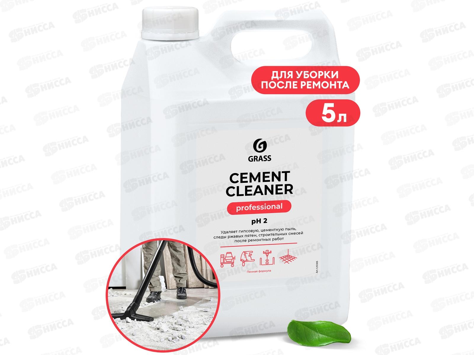 Cement Cleaner моющее средство 5,5кг (канистра)  *4  125305